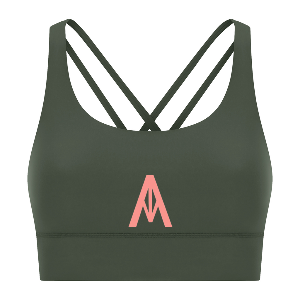 Strappy Criss-Cross Sports Bra